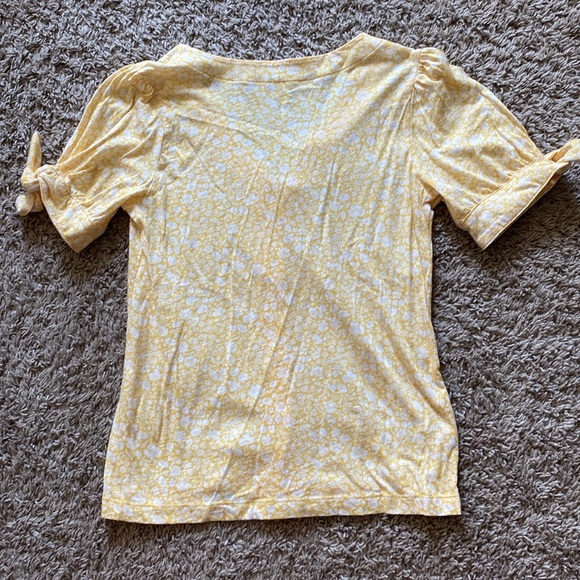 LOFT Women’s Tie-Sleeve Blouse - Picture 2 of 2